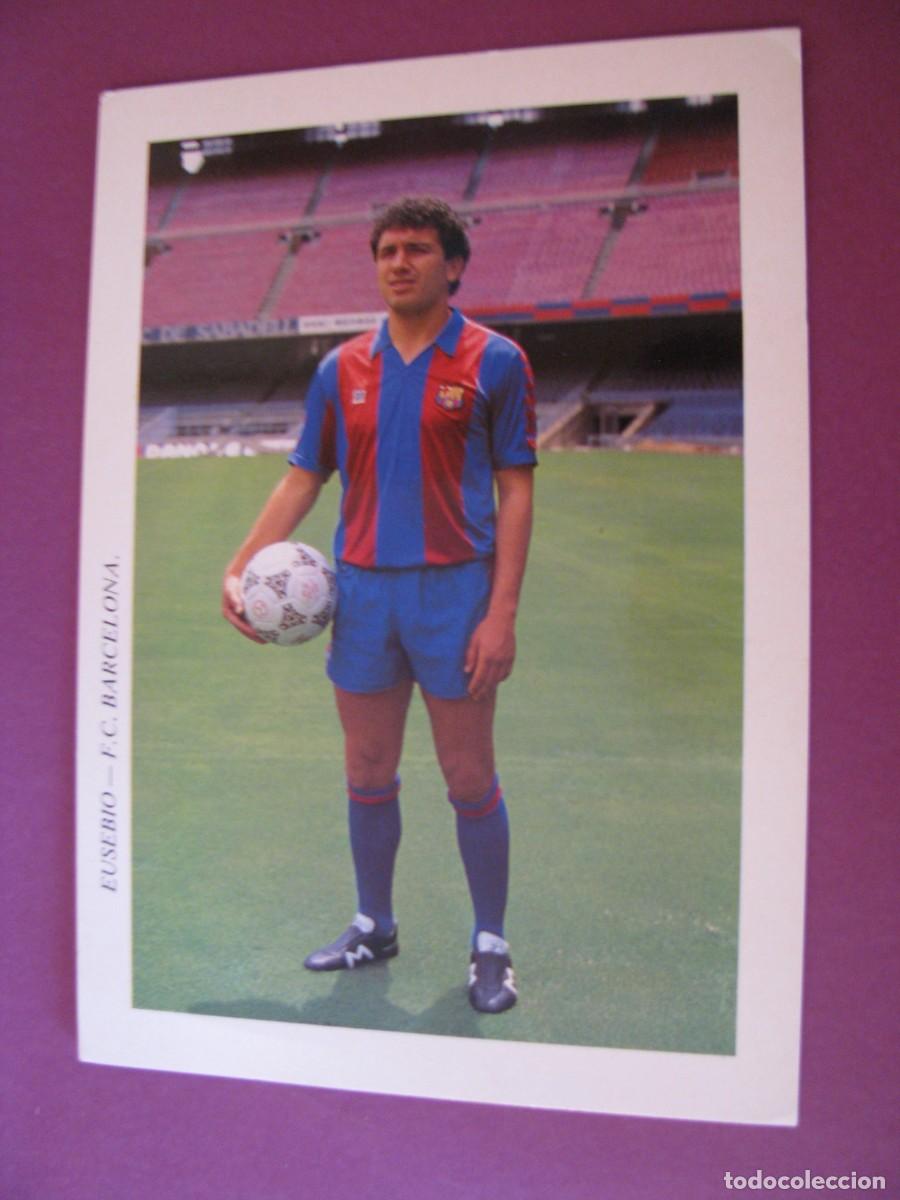 Coleccionismo deportivo: POSTAL DE F. C. BARCELONA. 1992. JUGADOR EUSEBIO
