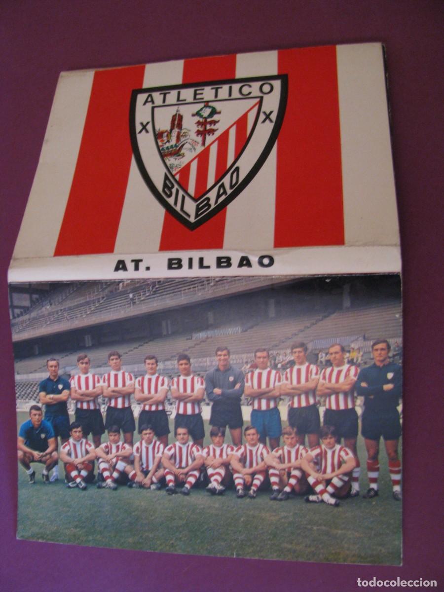 Coleccionismo deportivo: TIRA DE 13 POSTALES DE AT. BILBAO. PLANTILLA 1972/73. BERGAS