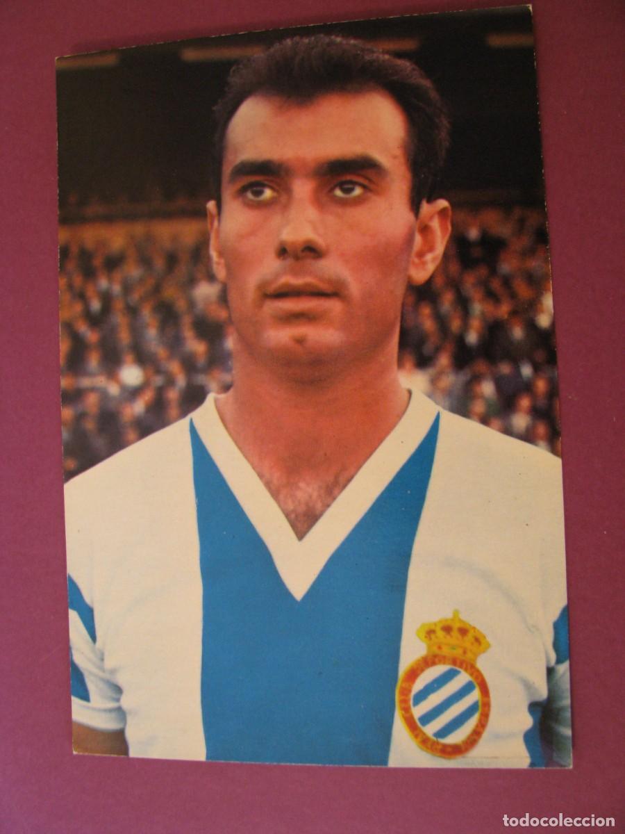 Coleccionismo deportivo: POSTAL DE R. C. D. ESPA&Ntilde;OL. OSCAR COLOR, BERGAS. JUGADOR JOSE MARIA
