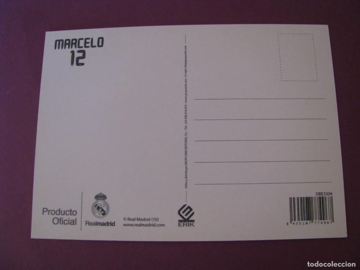 Coleccionismo deportivo: POSTAL DE REAL MADRID. 2010/11. MARCELO - Foto 2