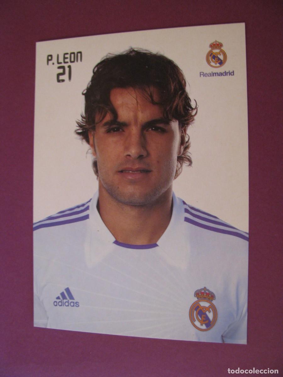 Coleccionismo deportivo: POSTAL DE REAL MADRID. 2010/11. P. LEON - Foto 1