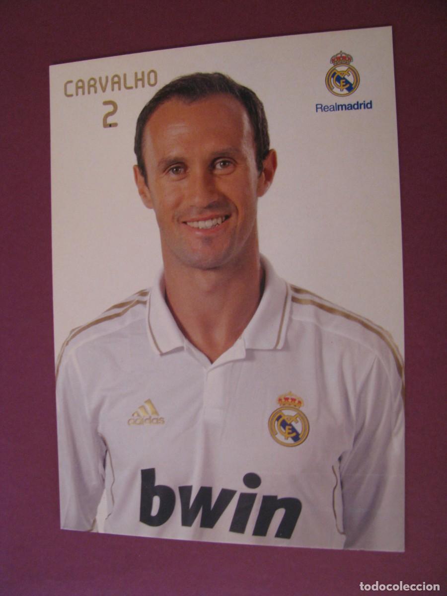 Coleccionismo deportivo: POSTAL DE REAL MADRID. 2011/12. CARVALHO - Foto 1
