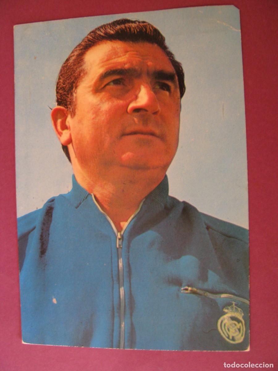 Coleccionismo deportivo: POSTAL DE REAL MADRID. BERGAS. MIGUEL MU&Ntilde;OZ