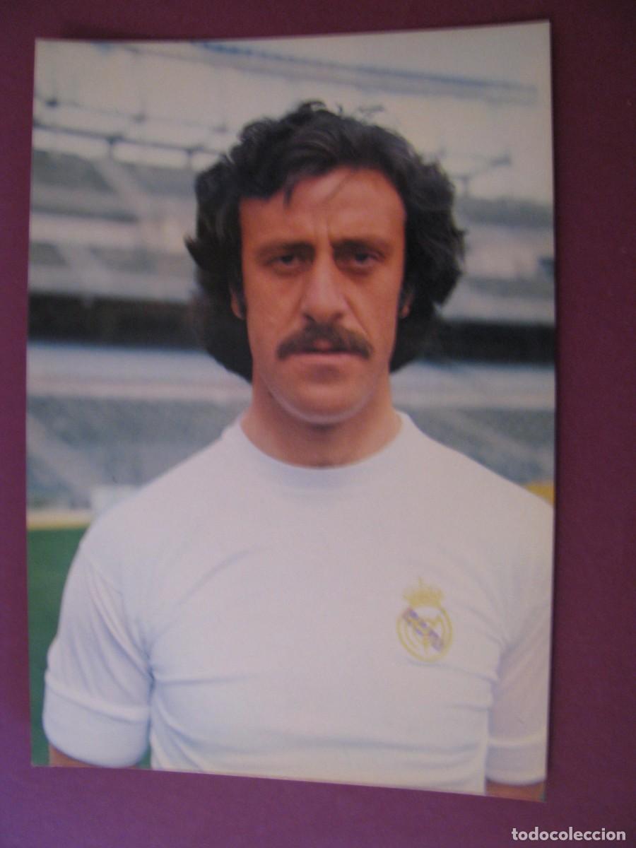 Coleccionismo deportivo: POSTAL DE REAL MADRID. BERGAS. VICENTE DEL BOSQUE.