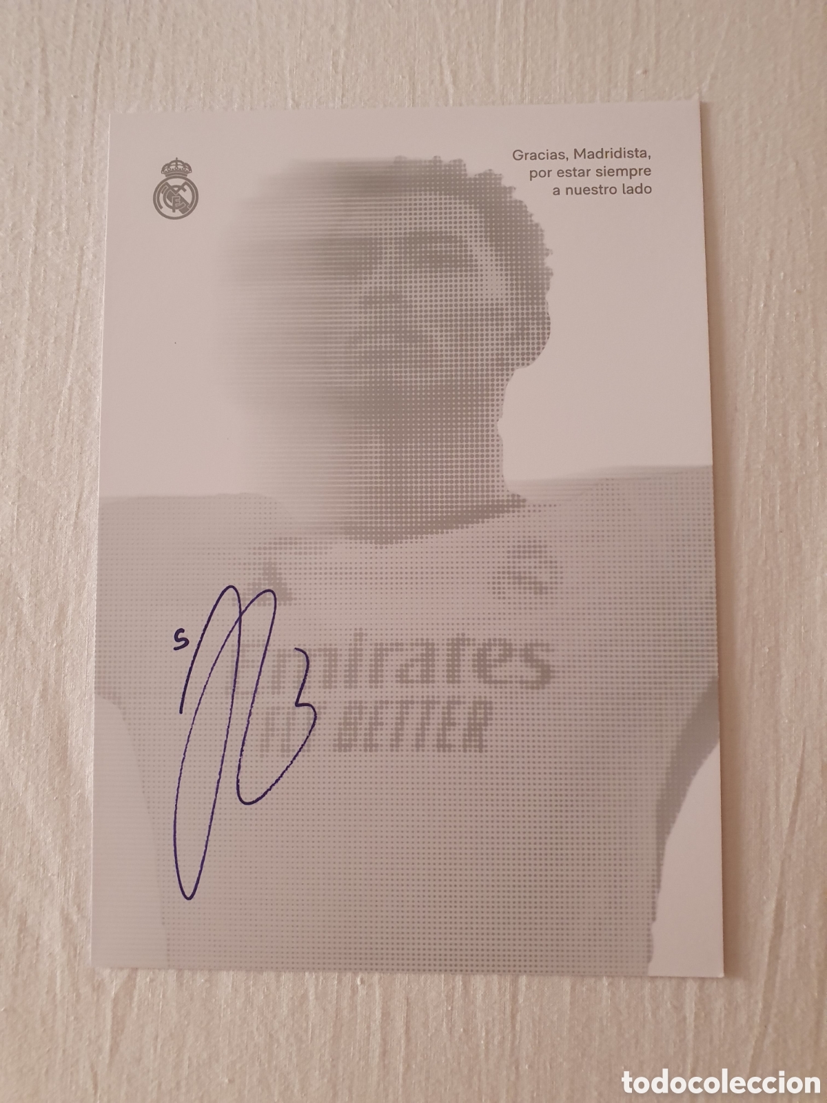 Coleccionismo deportivo: Postal Jude Bellingham firmada oficial