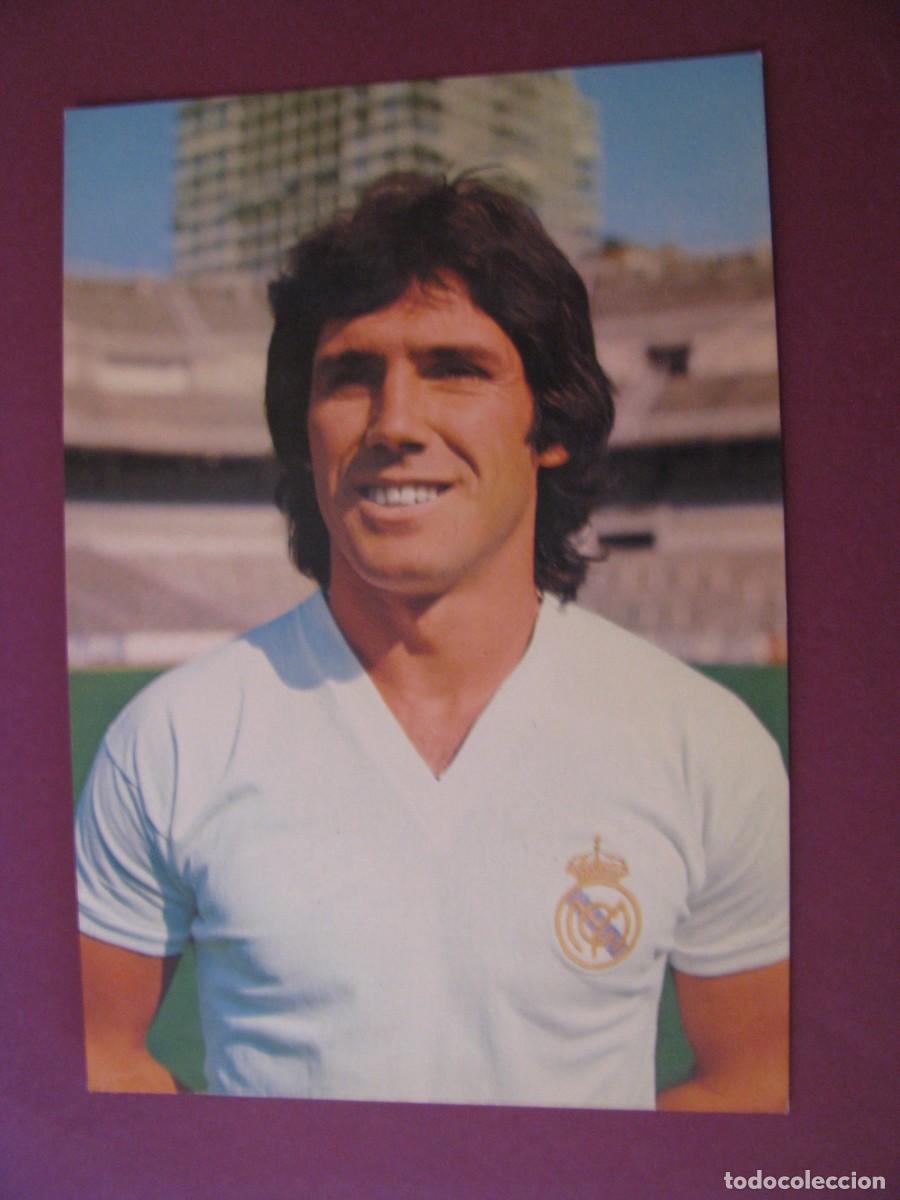 Coleccionismo deportivo: POSTAL DE REAL MADRID. BERGAS. SANTILLANA
