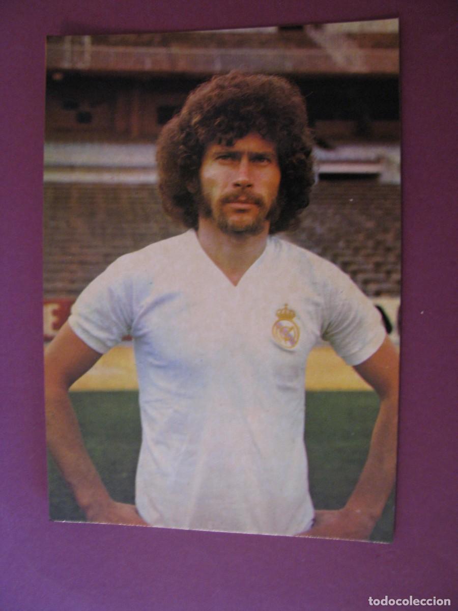 Coleccionismo deportivo: POSTAL DE REAL MADRID. HELIOTIPIA ARTISTICA. PAUL BREITNER