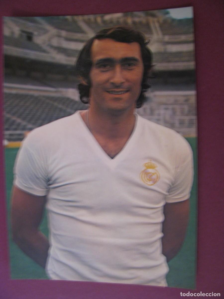 Coleccionismo deportivo: POSTAL DE REAL MADRID. BERGAS. PIRRI
