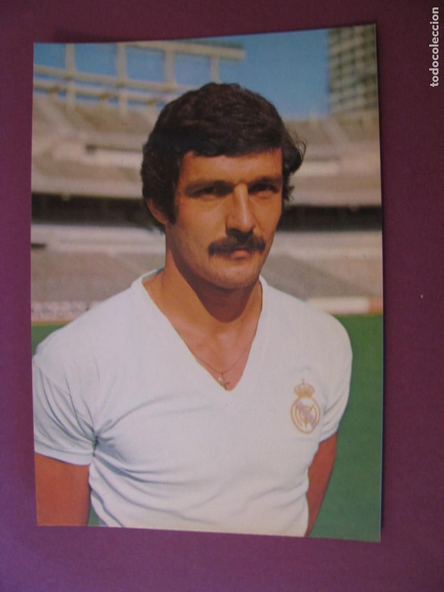 Coleccionismo deportivo: POSTAL DE REAL MADRID. BERGAS. AGUILAR