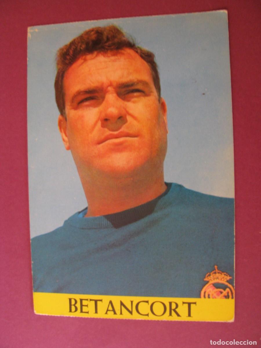 Coleccionismo deportivo: POSTAL DE REAL MADRID. BERGAS. BETANCORT