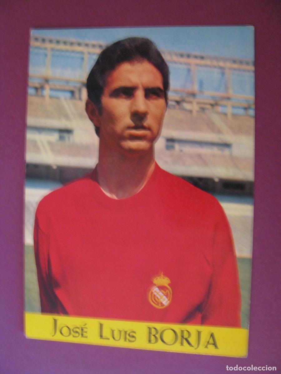 Coleccionismo deportivo: POSTAL DE REAL MADRID. BERGAS. JOSE LUIS BORJA.