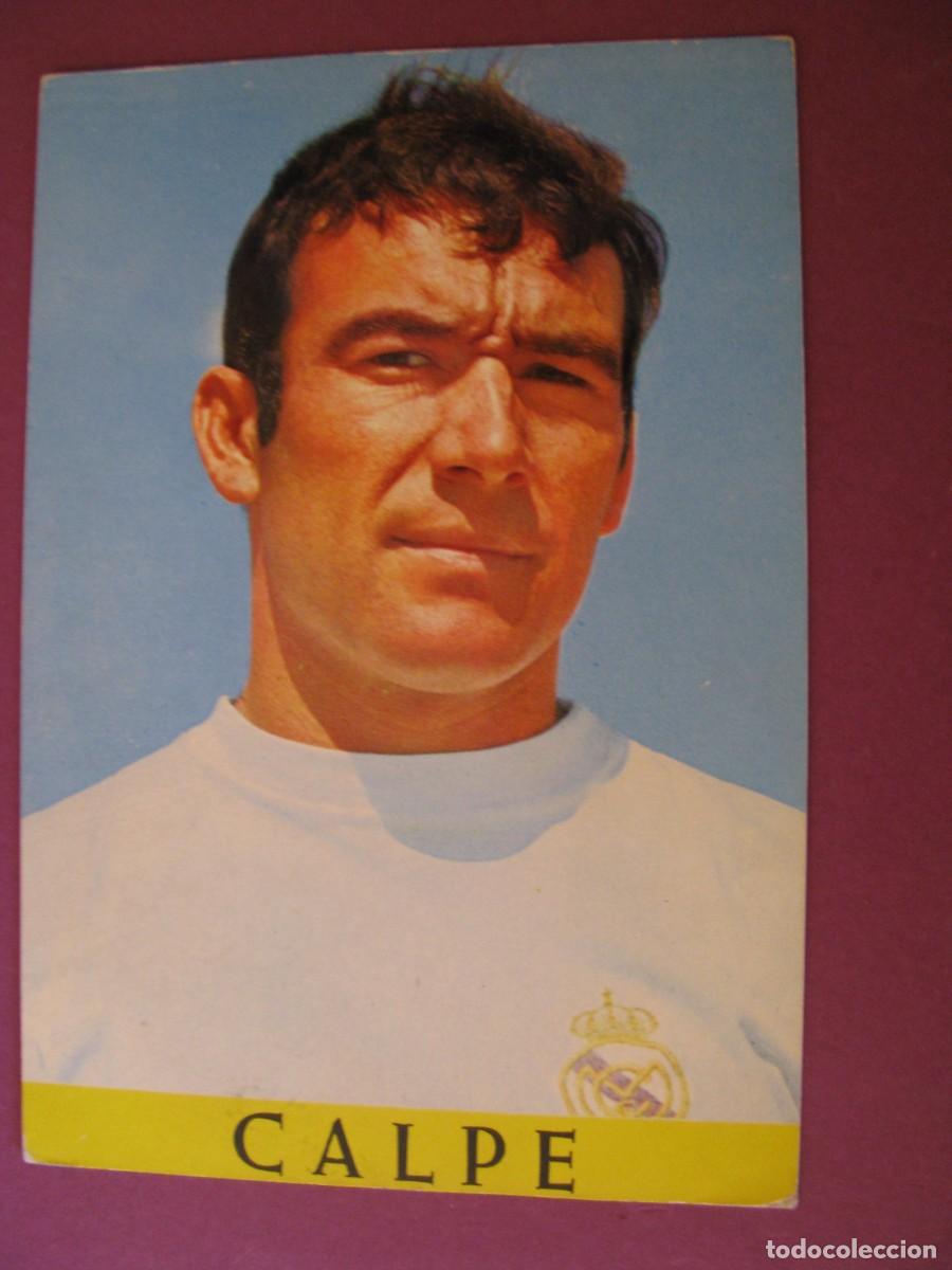 Coleccionismo deportivo: POSTAL DE REAL MADRID. BERGAS. CALPE