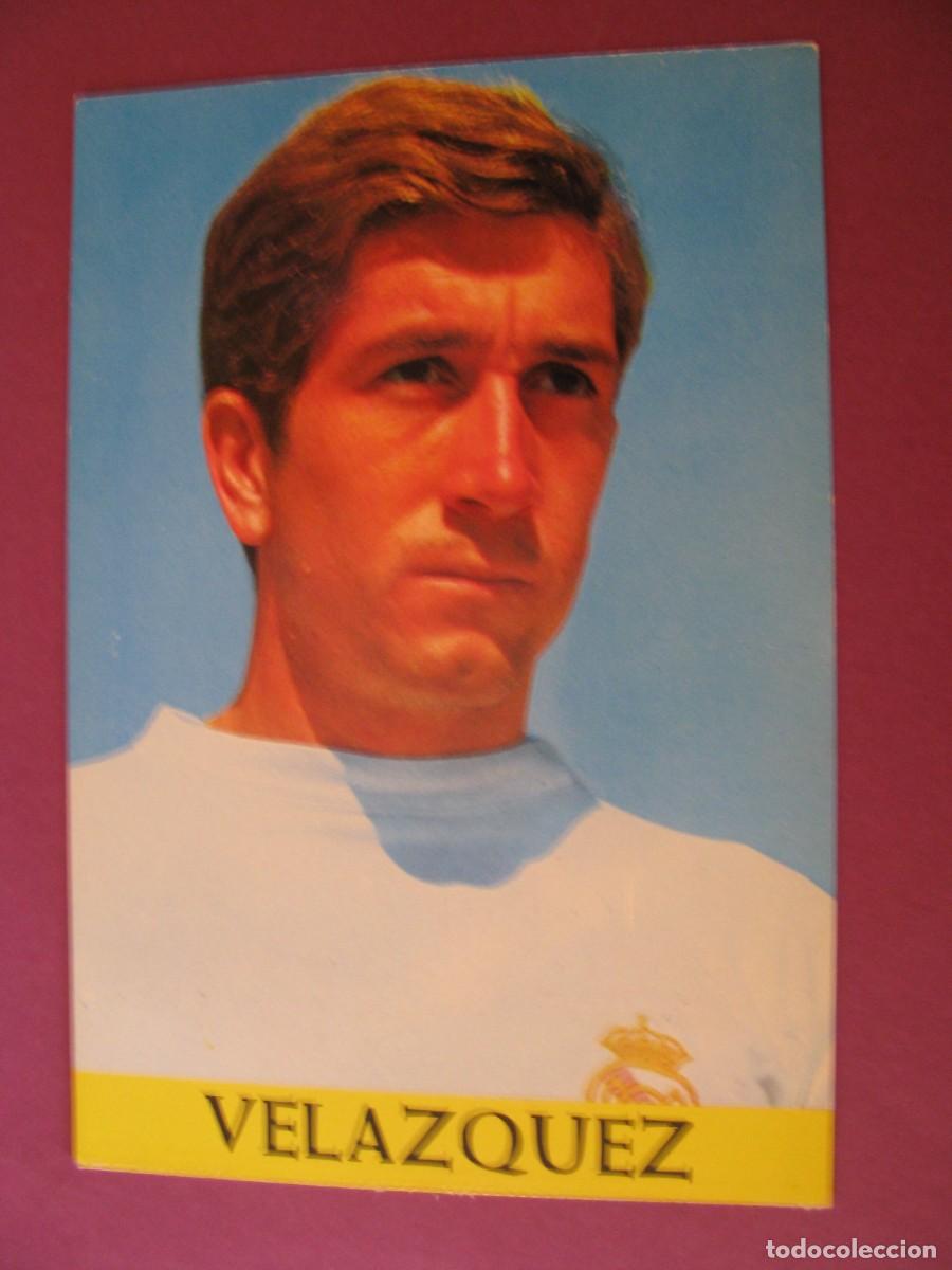 Coleccionismo deportivo: POSTAL DE REAL MADRID. BERGAS. VELAZQUEZ