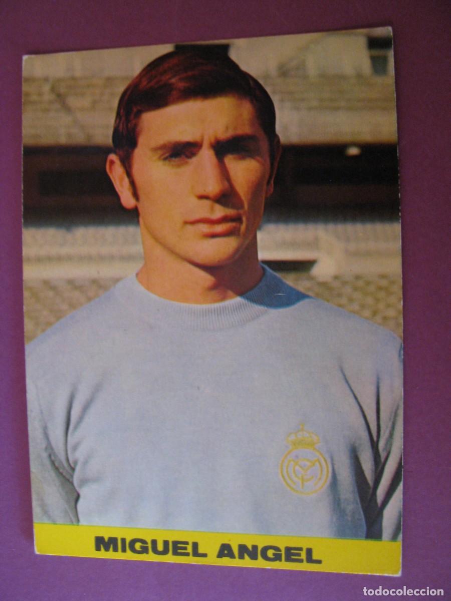 Coleccionismo deportivo: POSTAL DE REAL MADRID. BERGAS. MIGUEL ANGEL