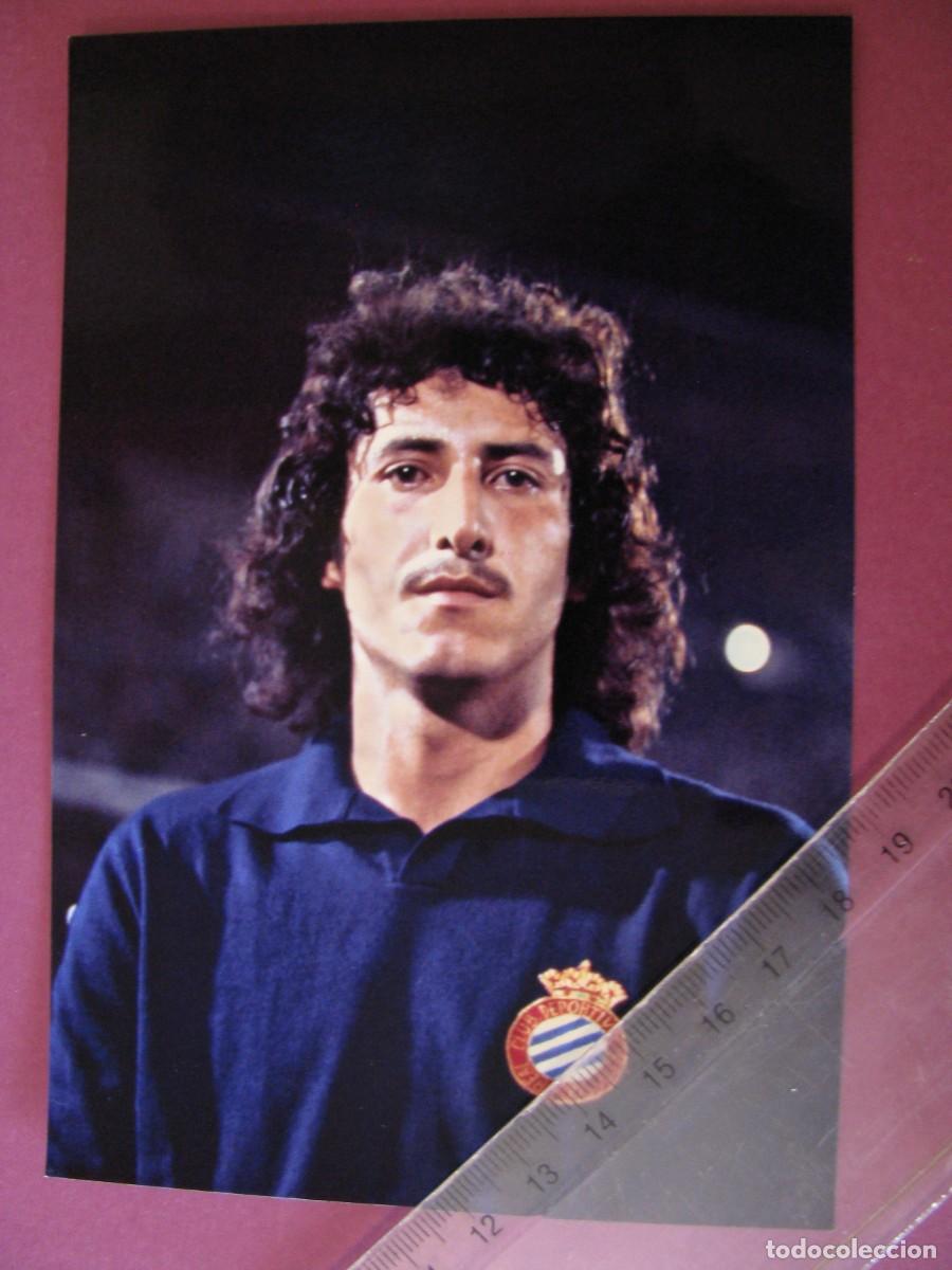 Coleccionismo deportivo: FOTO DEL JUGADOR DE FUTBOL. 15X10 CM. R.C.D. ESPA&Ntilde;OL, GATO FERNANDEZ