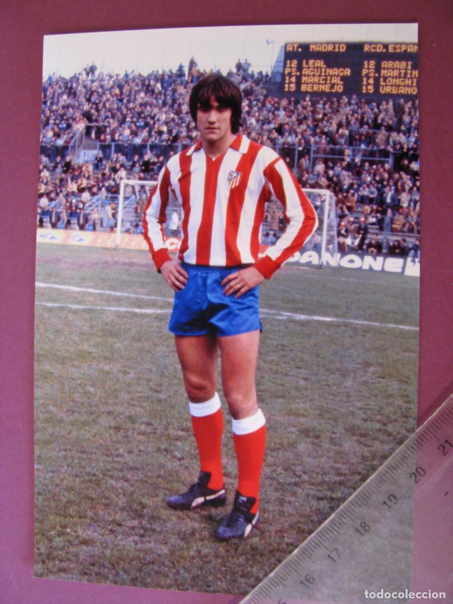 Coleccionismo deportivo: FOTO DEL JUGADOR DE FUTBOL. 15X10 CM. ATLETICO DE MADRID, MARCOS