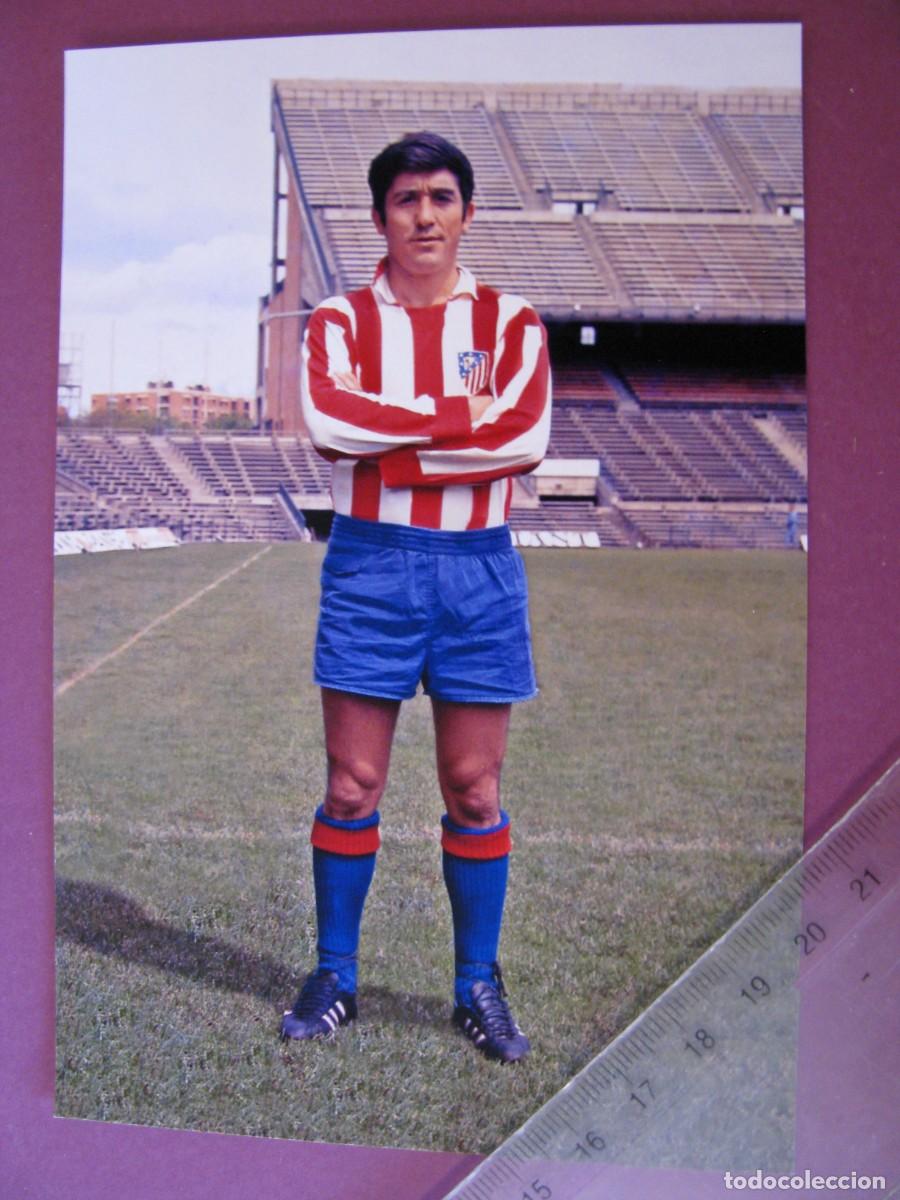 Coleccionismo deportivo: FOTO DEL JUGADOR DE FUTBOL. 15X10 CM. ATLETICO DE MADRID, RUBIO