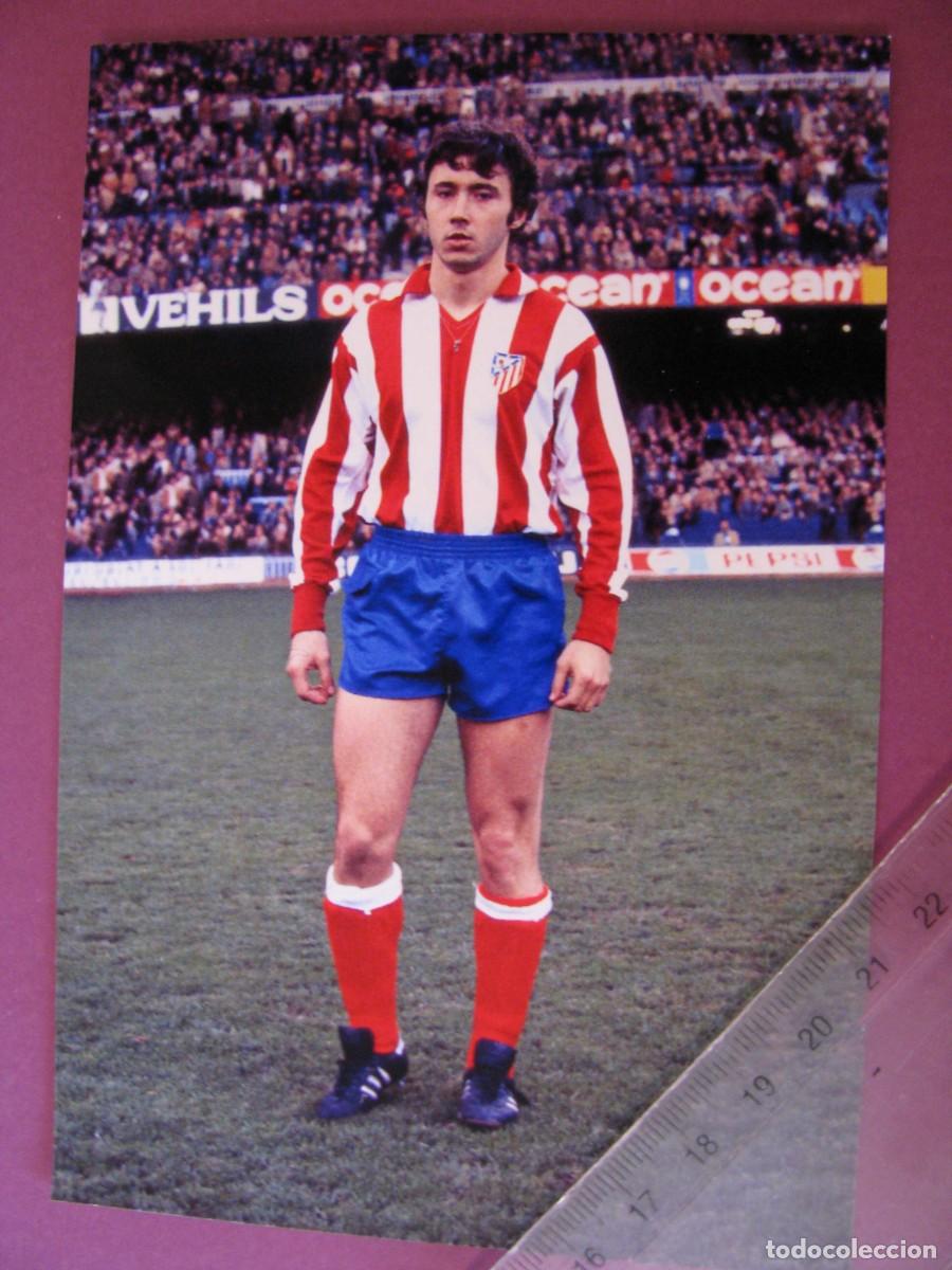 Coleccionismo deportivo: FOTO DEL JUGADOR DE FUTBOL. 15X10 CM. ATLETICO DE MADRID, RUBIO