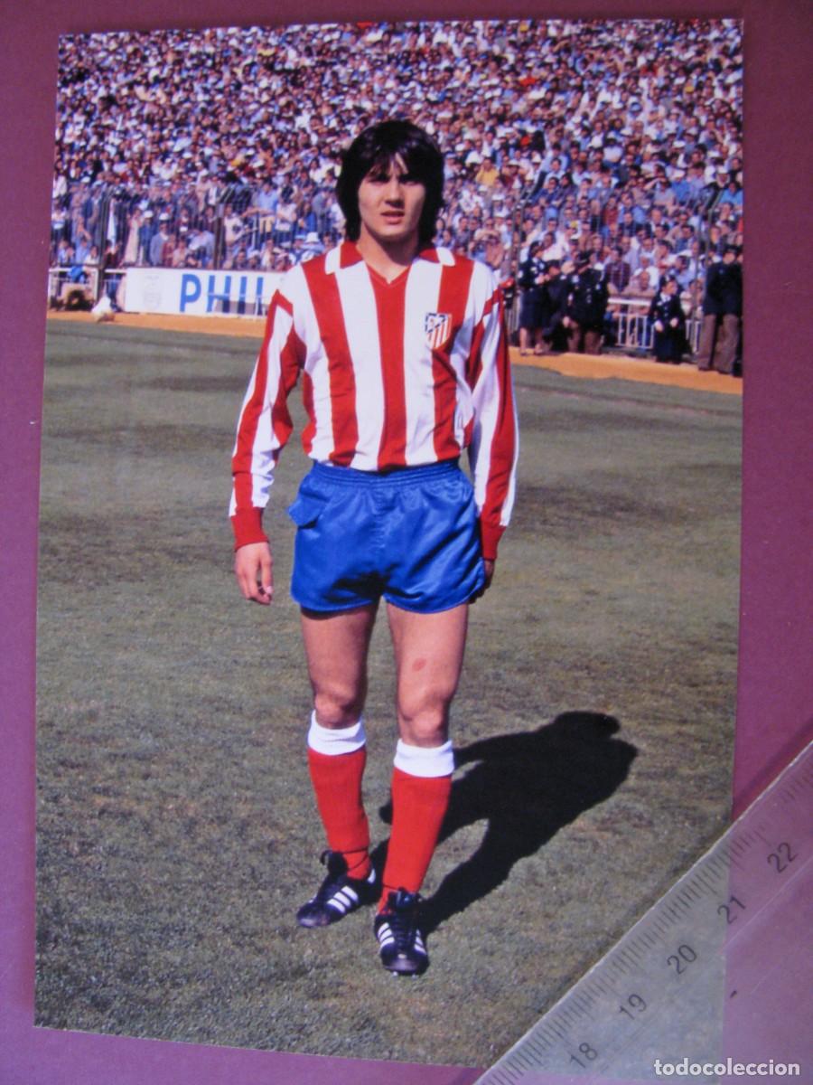 Coleccionismo deportivo: FOTO DEL JUGADOR DE FUTBOL. 15X10 CM. ATLETICO DE MADRID, PEDRAZA