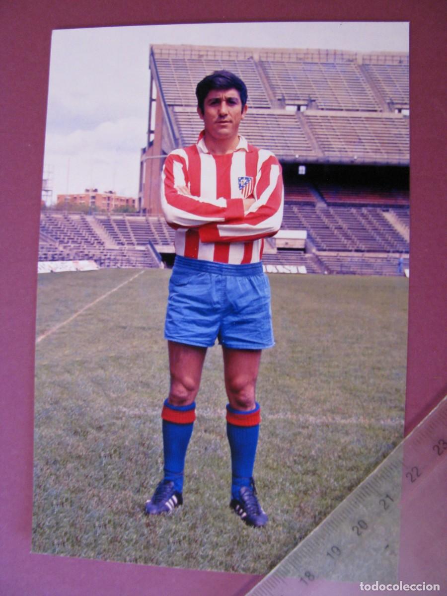 Coleccionismo deportivo: FOTO DEL JUGADOR DE FUTBOL. 15X10 CM. ATLETICO DE MADRID, RUBIO