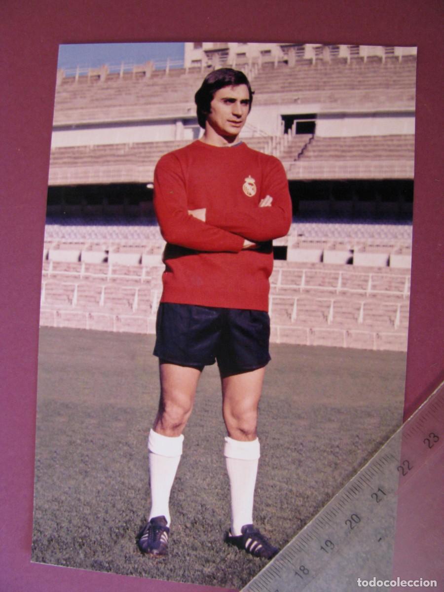 Coleccionismo deportivo: FOTO DEL JUGADOR DE FUTBOL. 15X10 CM. REAL MADRID, MIGUEL ANGEL