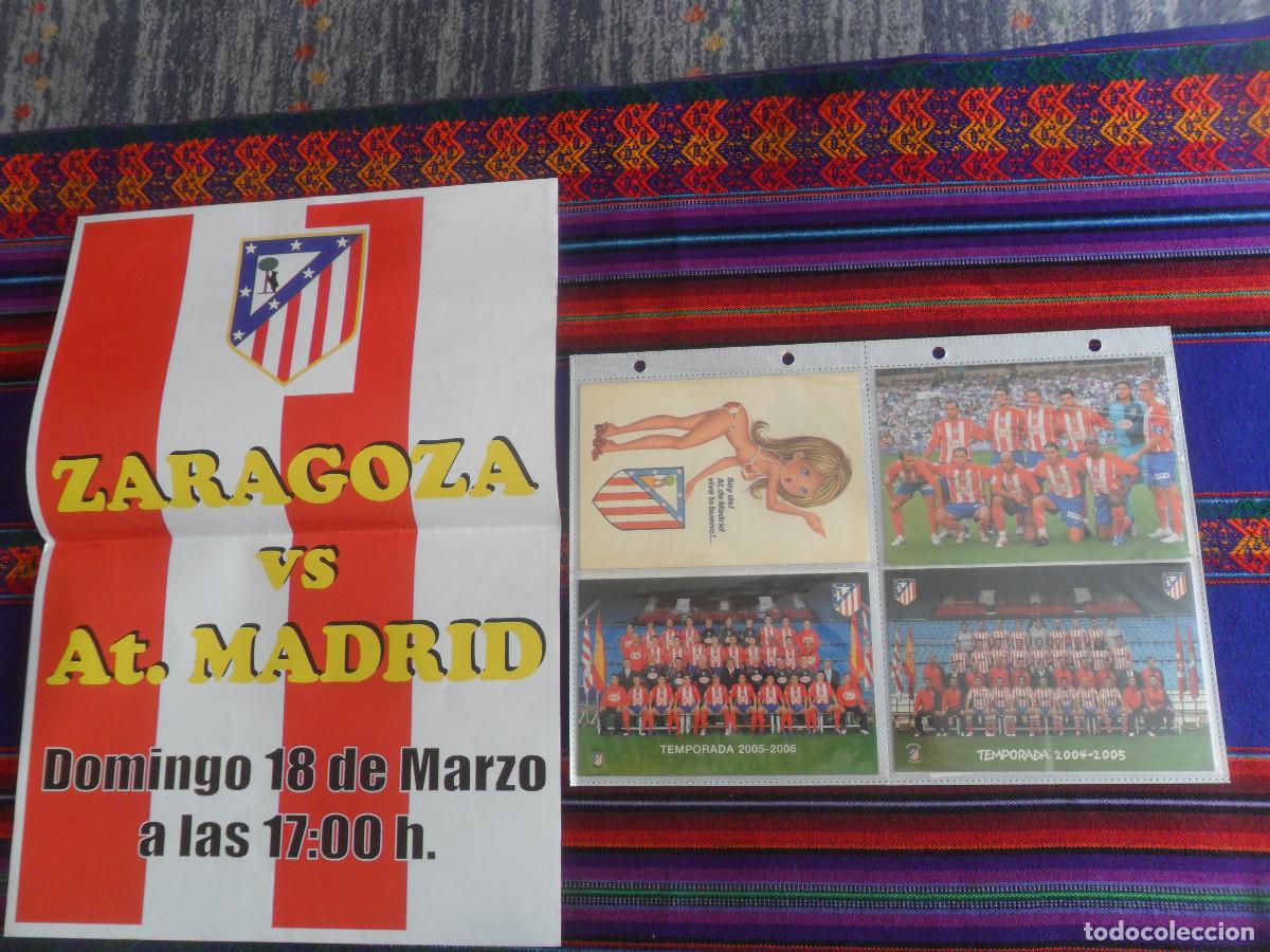 Coleccionismo deportivo: ATL&Eacute;TICO DE MADRID POSTAL CHICA SEXY PLANTILLA 2004 05, 05 06 TARJETA DESCUENTO 06 07. REGALO P&Oacute;STER