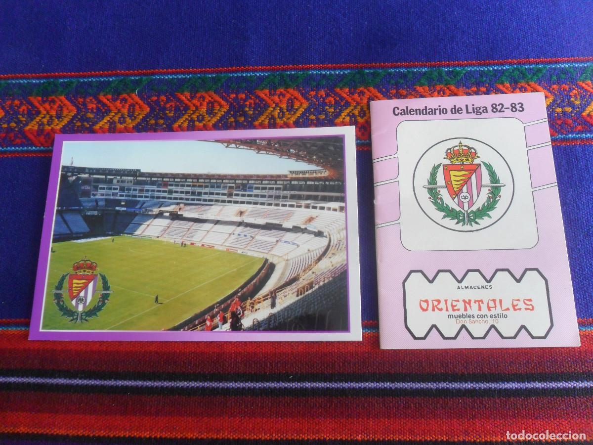 Coleccionismo deportivo: REAL VALLADOLID POSTAL ESTADIO JOS&Eacute; ZORRILLA PHOTO PLUS CALENDARIO 82 83 ALMACENES ORIENTALES P&Oacute;STER