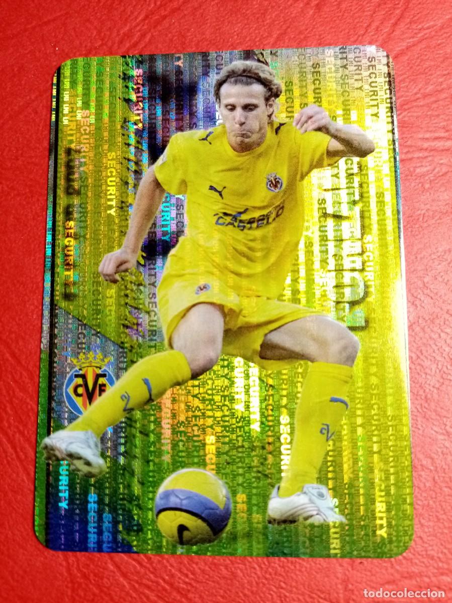 Coleccionismo deportivo: N&ordm; 135 FORLAN, EL MEJOR, SECURITY VERTICAL DE ARRIBA A, VILLARREAL C.F., FICHAS LIGA 2008 MUNDICROMO