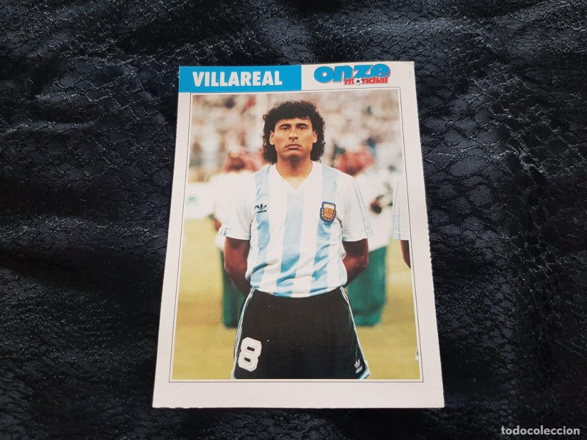 Coleccionismo deportivo: POSTAL Villarreal - Argentina (FICHA ONZE MONDIAL) ex Atl&eacute;tico de Madrid