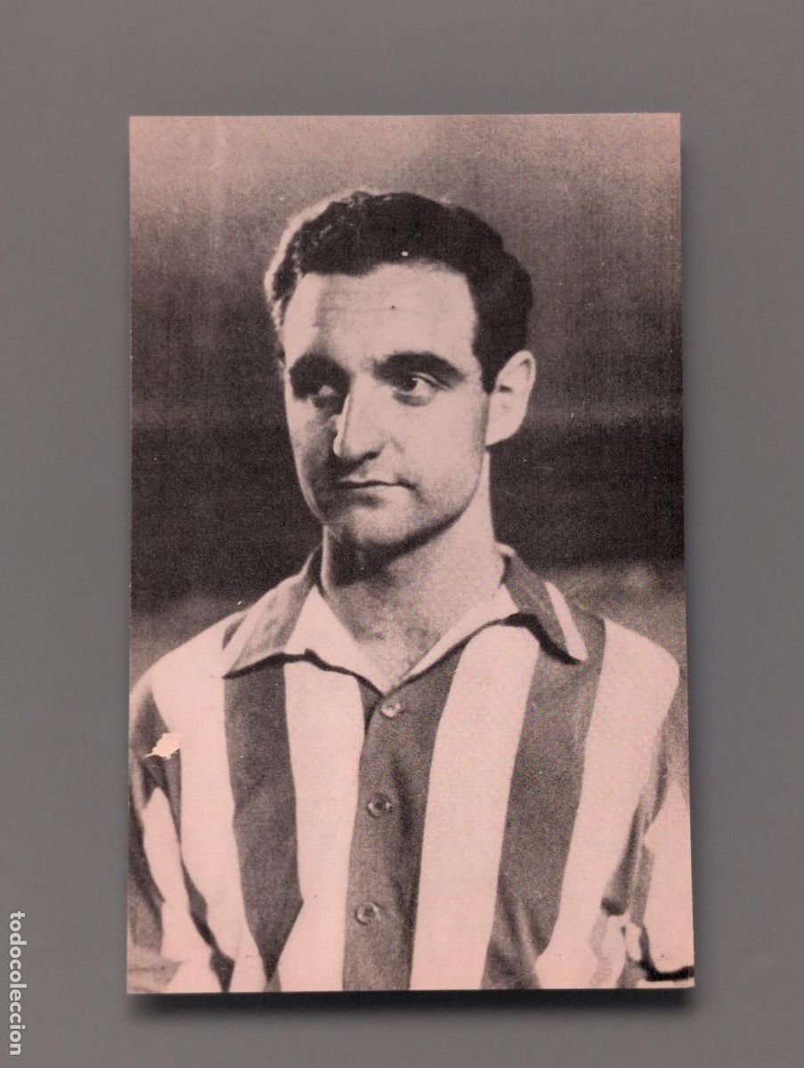 Coleccionismo deportivo: MUY RARA FOTOGRAFIA POSTAL FUTBOL ZORRIQUETA ATHLETIC CLUB A&Ntilde;OS 60 BILBAO VIZCAYA PERFECTA CONS