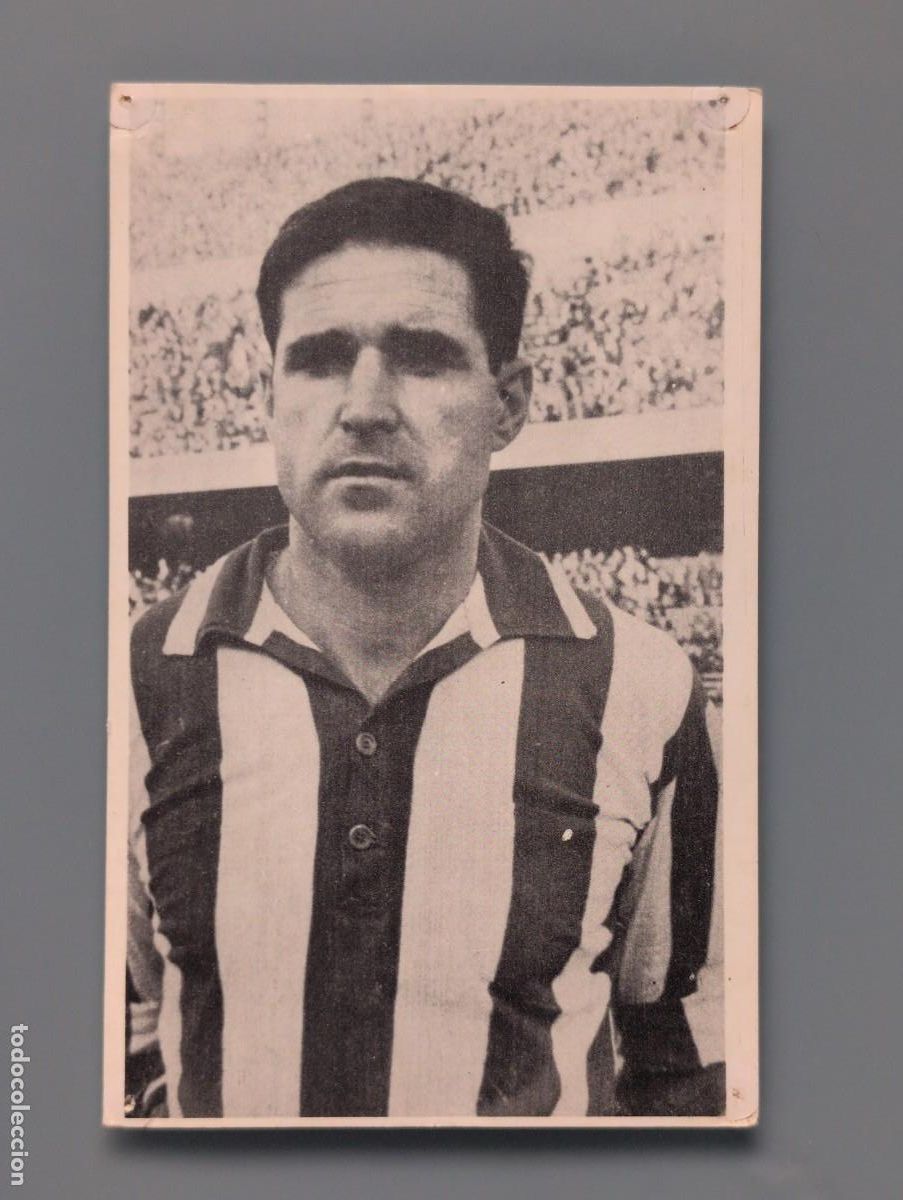 Coleccionismo deportivo: MUY RARA FOTOGRAFIA POSTAL FUTBOL ORUE ATHLETIC CLUB A&Ntilde;OS 60 BILBAO VIZCAYA PERFECTA CONS