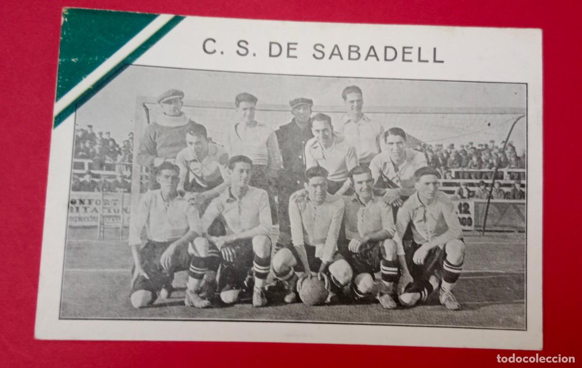 Coleccionismo deportivo: C. S. DE SABADELL - 1920'S