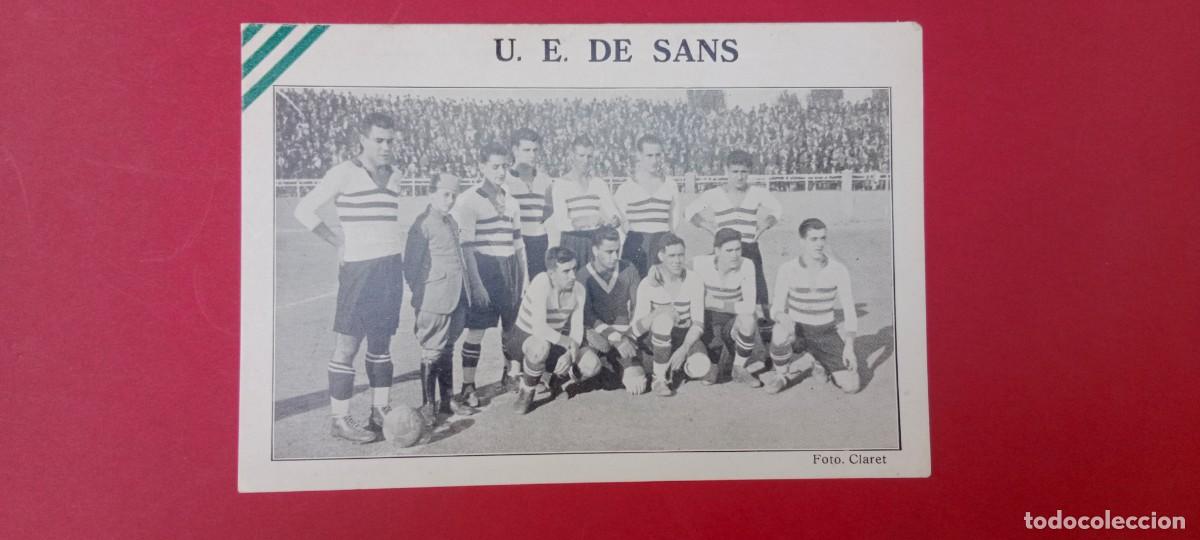 Coleccionismo deportivo: U. E. DE SANS - BARCELONA - 1920'S
