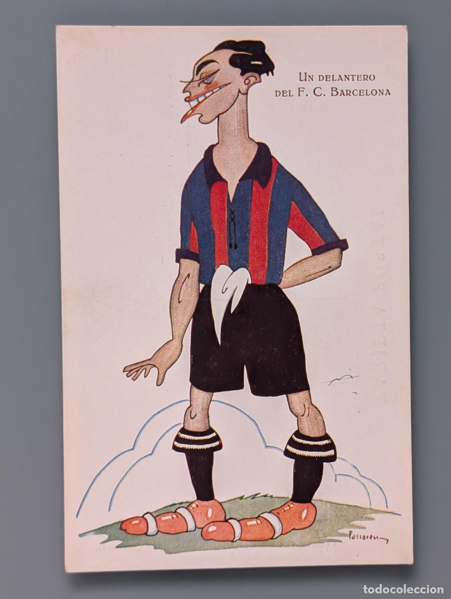 Coleccionismo deportivo: RARA POSTAL ORIGINAL RARE POSTCARD ALCANTARA FC BARCELONA TOP STAR 20'S CATALU&Ntilde;A FOOTBALL FUTBOL