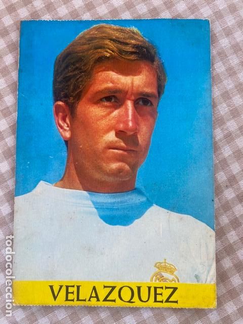 Coleccionismo deportivo: VELAZQUEZ , R.Madrid C.F. N&ordm; 138 Bergas. Postal sin circular