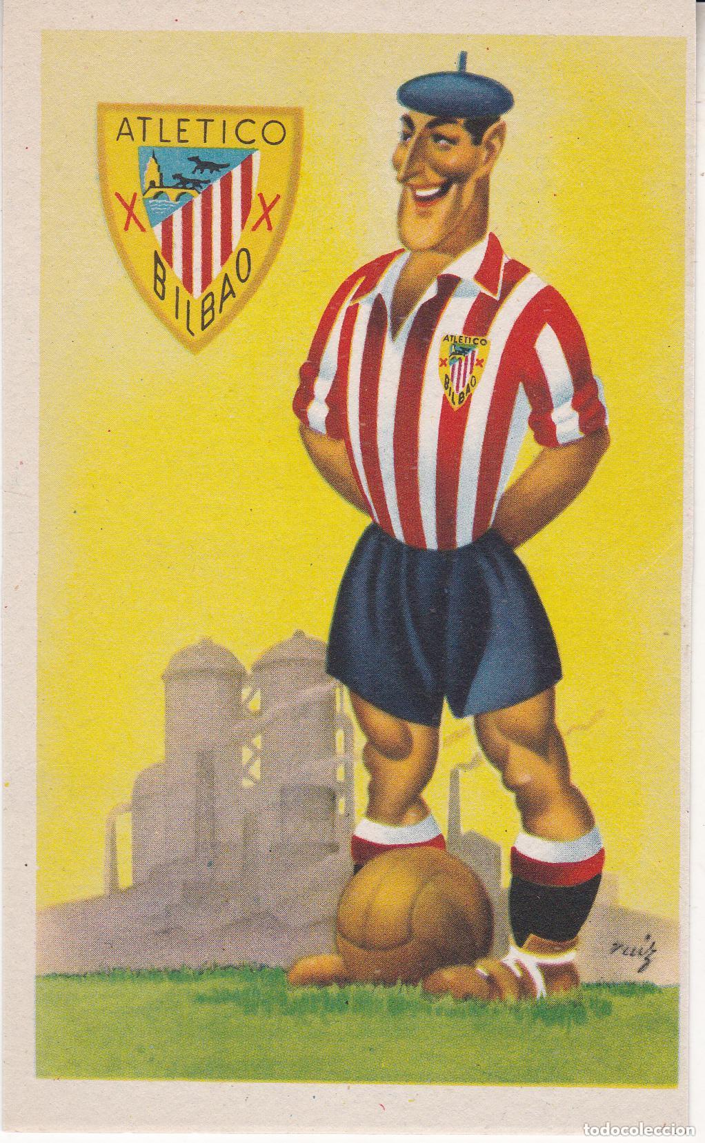 Coleccionismo deportivo: POSTAL ATLETICO DE BILBAO - SERIE A EQUIPOS DE FUTBOL - ED.JUFRA - S/C