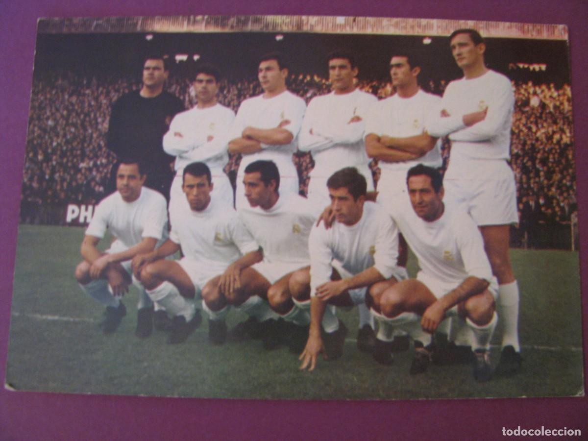Coleccionismo deportivo: POSTAL DEL EQUIPO REAL MADRID. OSCAR COLOR, BERGAS 114