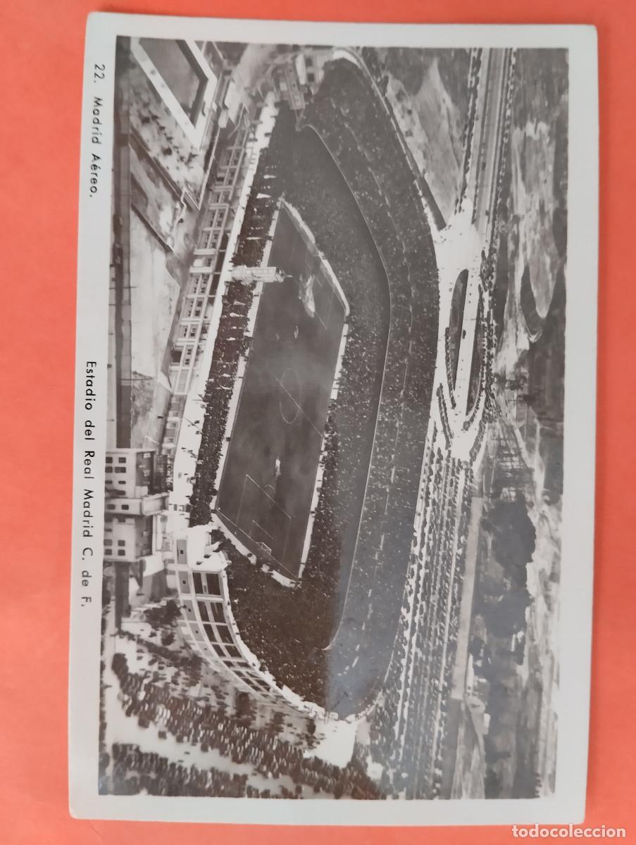 Coleccionismo deportivo: MADRID ESTADIO REAL MADRID CLUB DE FUTBOL VISTA AEREA 22