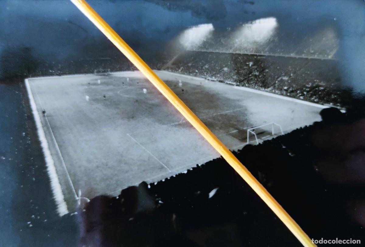 Coleccionismo deportivo: ANTIGUA POSTAL ORIGINAL DE FUTBOL ESTADIO CAMPO DE MESTALLA VALENCIA CF NOCTURNO