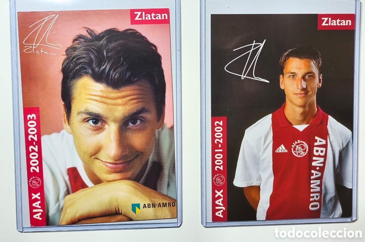 Coleccionismo deportivo: Zlatan Ibrahimovic ROOKIE Ajax 2001
