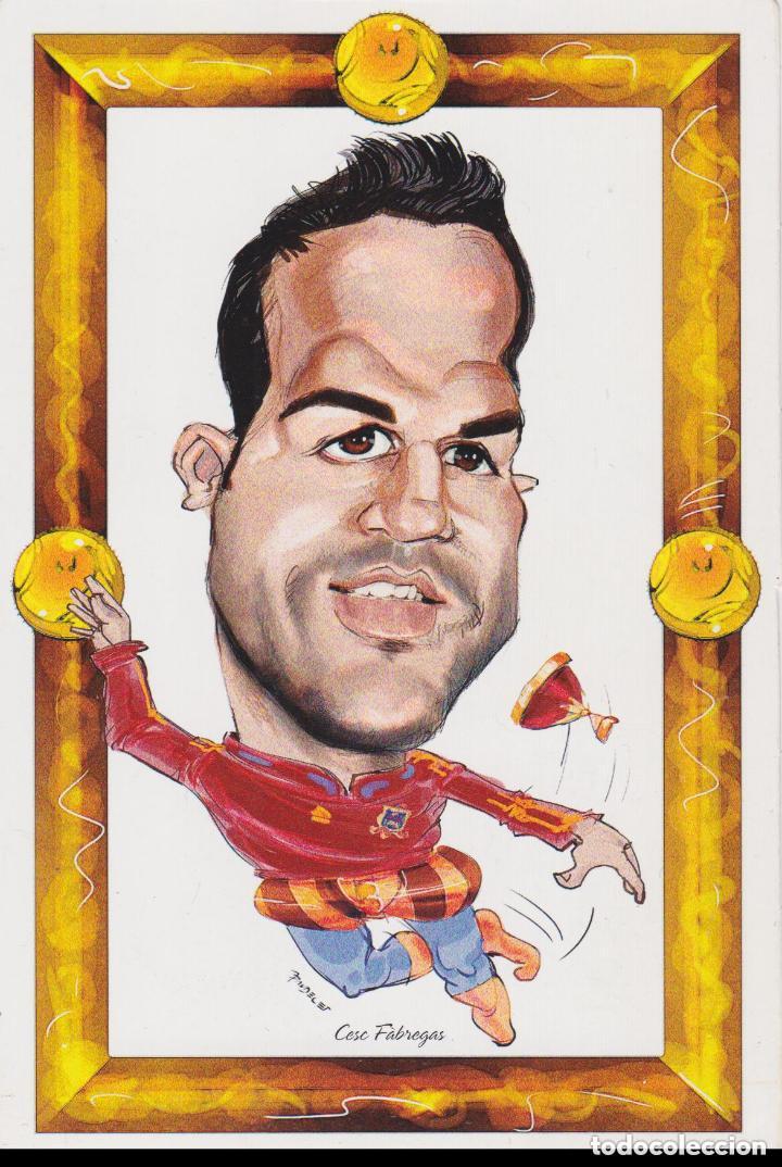 Colecionismo desportivo: CARTAS &ndash; LA ROJA CON DOS COJONES &ndash; CESC FABREGAS &ndash; LA SELECCION VISTA POR INTERVIU &ndash; ILUSTRA: PANDA