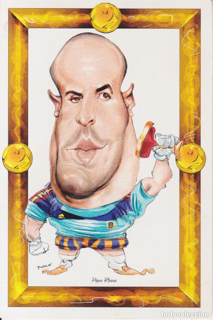 Colecionismo desportivo: CARTAS &ndash; LA ROJA CON DOS COJONES &ndash; PEPE REINA &ndash; LA SELECCION VISTA POR INTERVIU &ndash; ILUSTRA: PANDALET