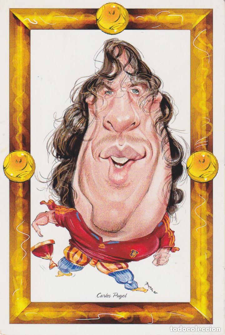 Colecionismo desportivo: CARTAS &ndash; LA ROJA CON DOS COJONES &ndash; CARLES PUJOL &ndash; LA SELECCION VISTA POR INTERVIU &ndash; ILUSTRA: PANDAL