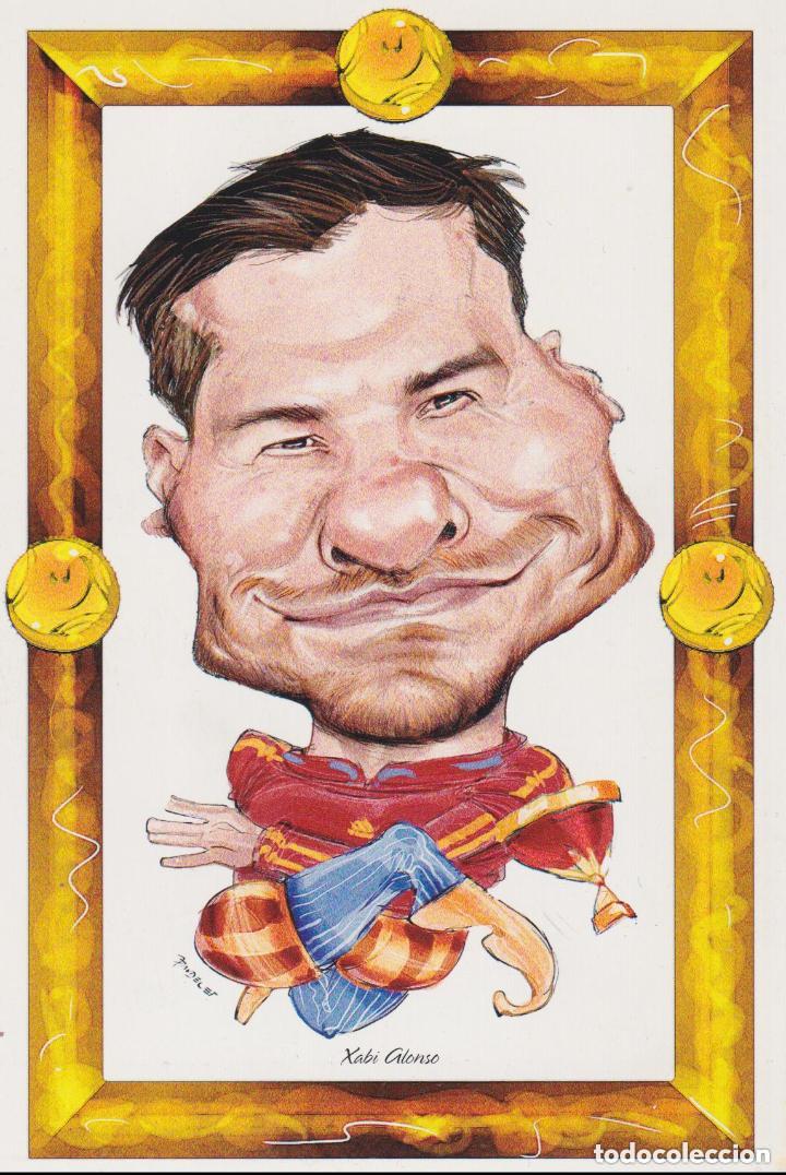 Colecionismo desportivo: CARTAS &ndash; LA ROJA CON DOS COJONES &ndash; XABI ALONSO &ndash; LA SELECCION VISTA POR INTERVIU &ndash; ILUSTRA: PANDALE