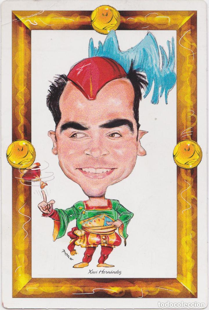 Colecionismo desportivo: CARTAS&ndash; LA ROJA CON DOS COJONES &ndash; XAVI HERNANDEZ &ndash; LA SELECCION VISTA POR INTERVIU &ndash; ILUSTRA: PANDAL