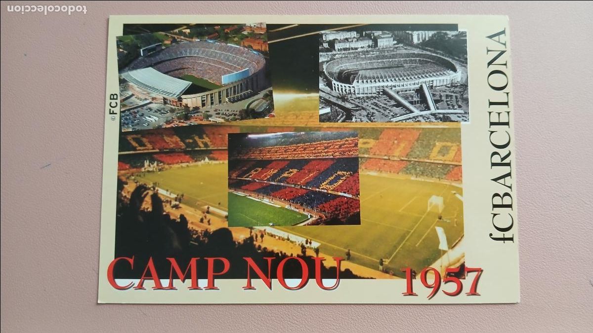 Colecionismo desportivo: POSTAL ESTADIO CAMP NOU BAR&Ccedil;A STADIUM STADE CAMPO FUTBOL S/C JOSMA SPORT GOL 2000 SL