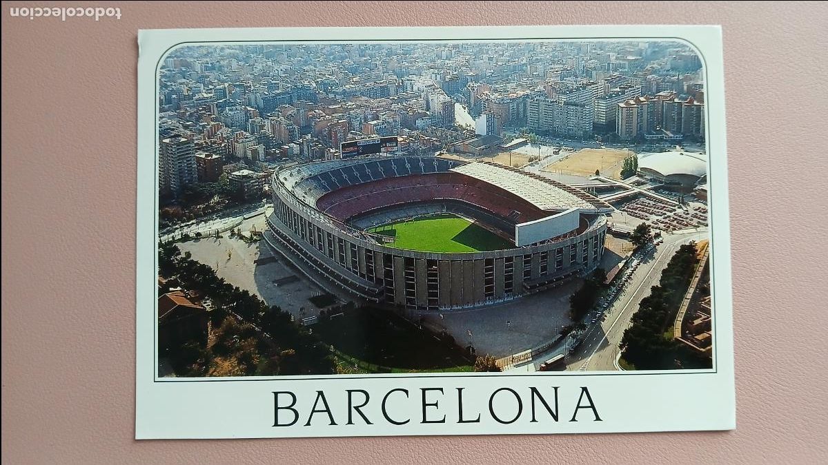 Colecionismo desportivo: POSTAL ESTADIO FC BARCELONA SPOTIFY CAMP NOU ESTADI BAR&Ccedil;A STADIUM STADE EDICIONES A.M. AM BAR 53 S/C