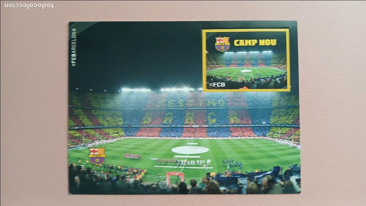 Sports collectibles: TARJETA TAMA&Ntilde;O 12x9 CM FC BARCELONA CAMP NOU STADIUM ESTADI MOSAIC CL&Agrave;SSIC EDICI&Oacute; LIMITADA NUMERADA