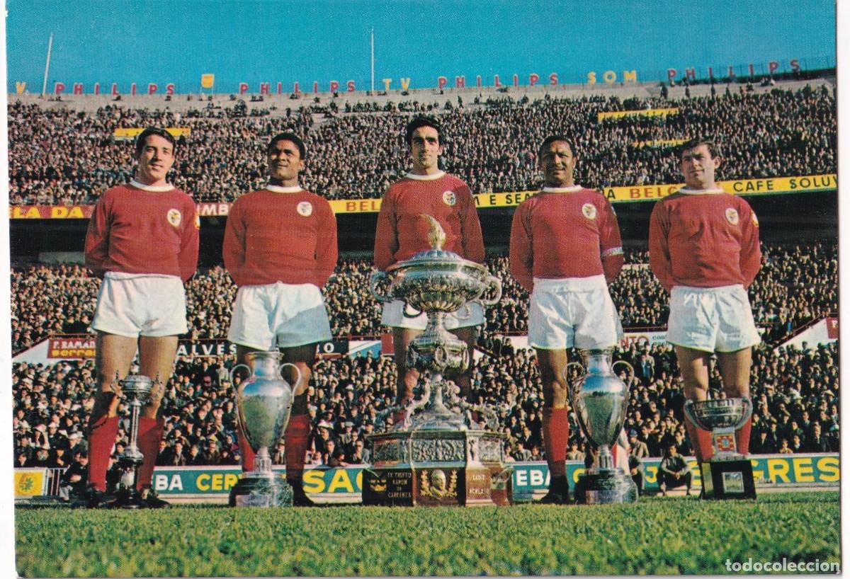 Colecionismo desportivo: POSTAL SPORT LISBOA E BENFICA A FAMOSA LINHA 1964 / 65 SIN CIRCULAR.