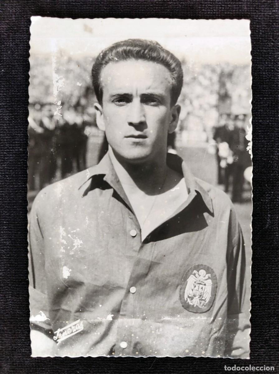 Coleccionismo deportivo: POSTAL JDP N&ordm; 30, BASORA, INTERNACIONAL. BARCELONA C.F. ESPA&Ntilde;A, MUNDIAL F&Uacute;TBOL BRASIL 1950